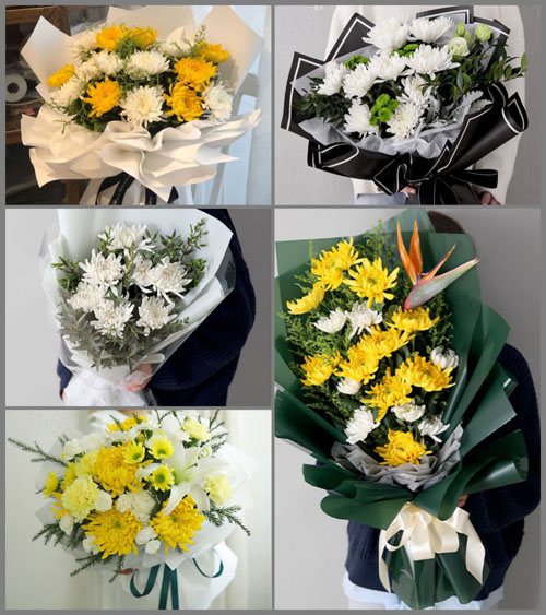 广东梅州市梅江区三角镇东升村白事花束代送